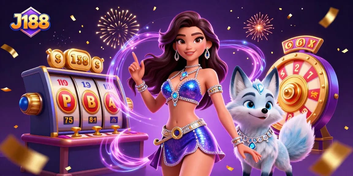 Engage with exhilarating J188 casino games featuring stunning characters and dynamic elements.
