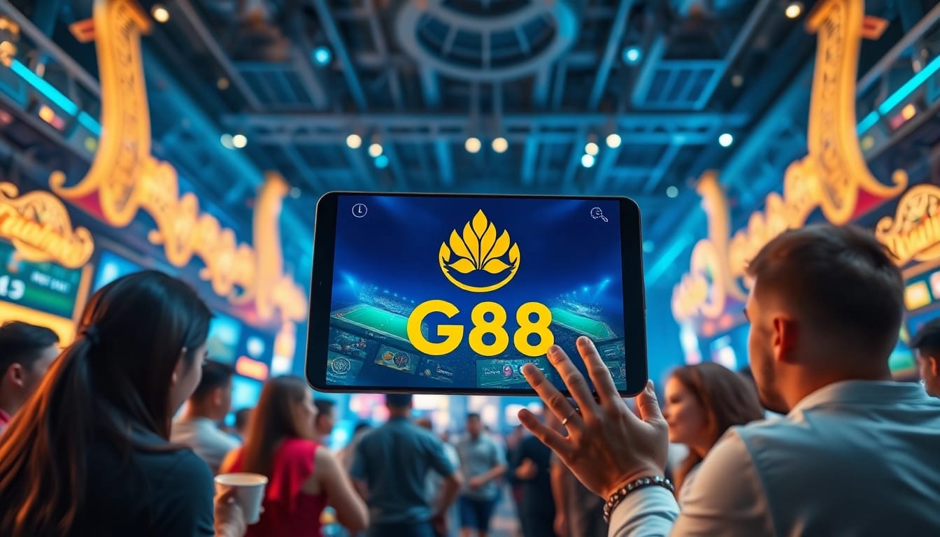Experience the vibrant G88 gaming platform with diverse players engaging in thrilling casino games.