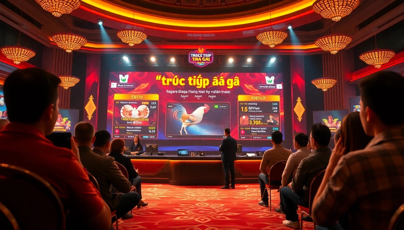 Live betting excitement at trực tiếp đá gà with professional commentary and virtual engagement.