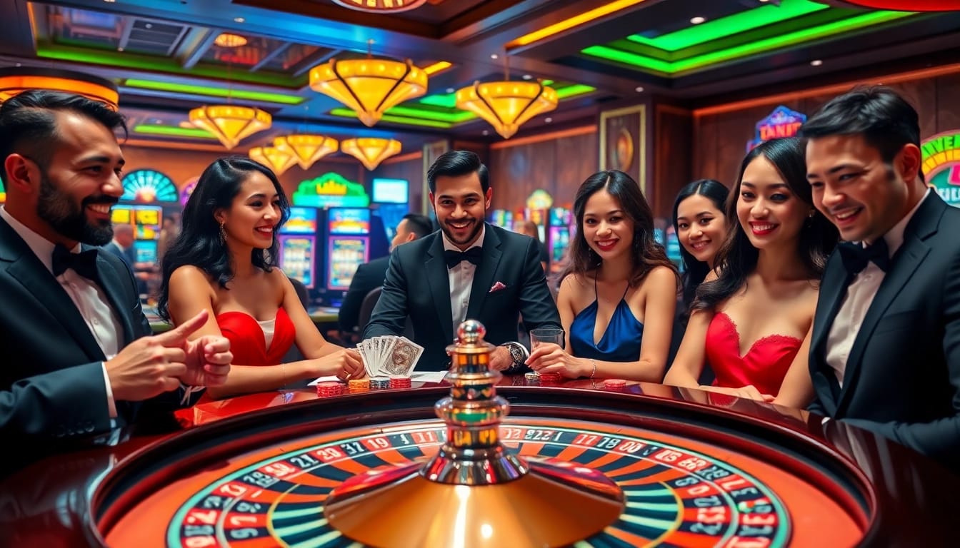 Experience high-stakes excitement at 58win's vibrant casino games and roulette tables.