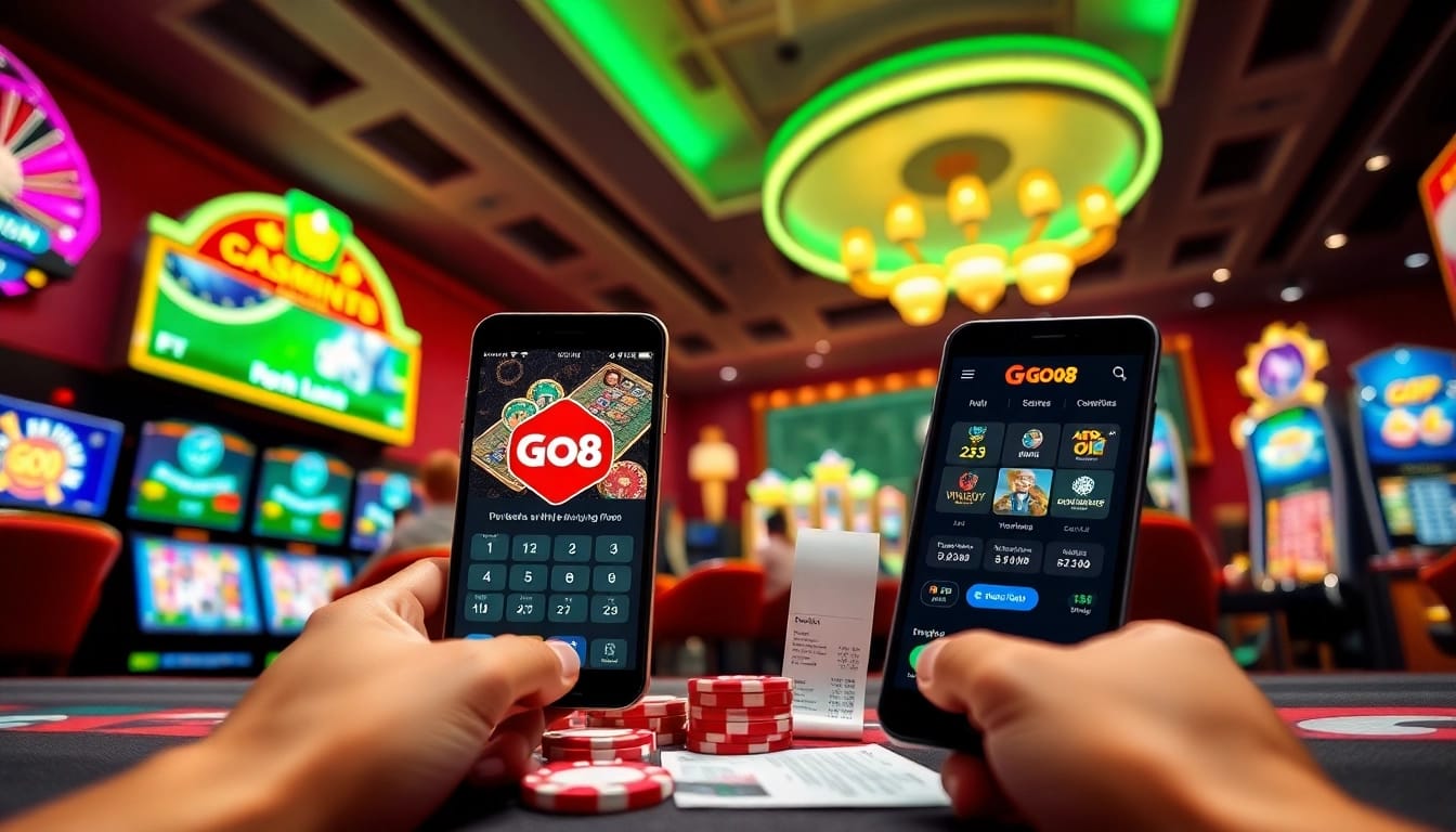 Experience the thrill of online gaming at GO8, featuring vibrant casino games and betting options.