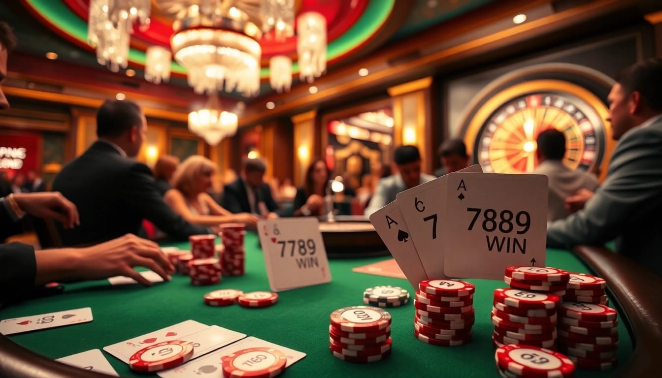 Experience excitement at 789WIN with vibrant poker games and glamorous casino action.