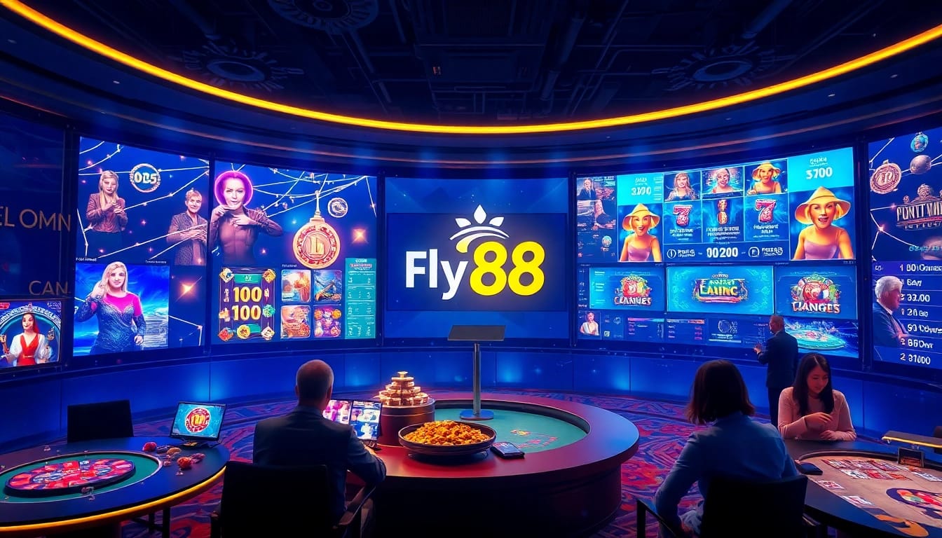 Experience the thrill of casino games at fly88 with sleek, interactive interfaces and vibrant gaming atmosphere.