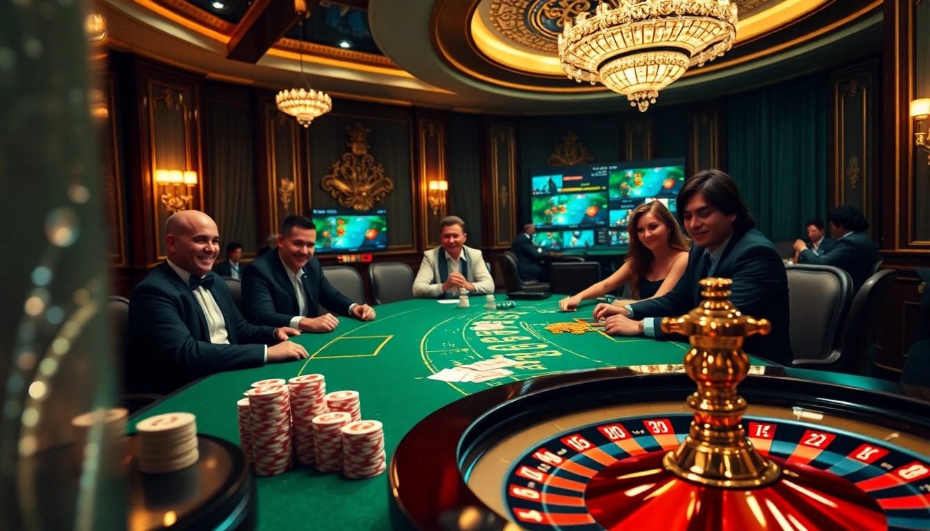 Experience live streaming of lương sơn tv with thrilling casino gaming moments in a luxurious setting.