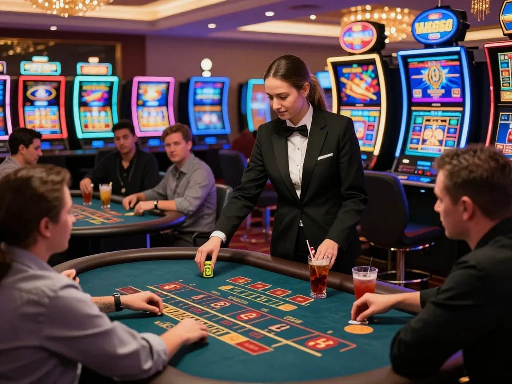 Experience the luxury of KO66 online casino with live dealers and vibrant gaming atmosphere.