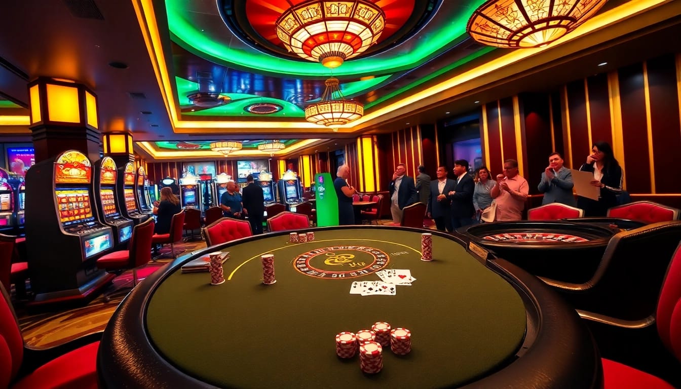 Experience thrilling gameplay at Good88 with vibrant casino games and luxurious ambiance.