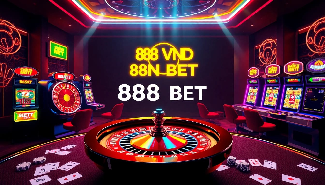 Experience the thrill of 888VND BET with live casino tables, vibrant slots, and dynamic betting action.