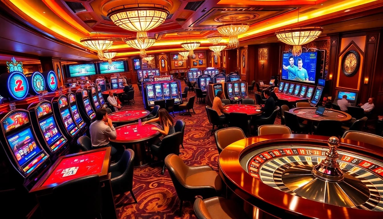 Experience the thrill of gambling at Vaoluoitv with captivating games and luxurious casino settings.
