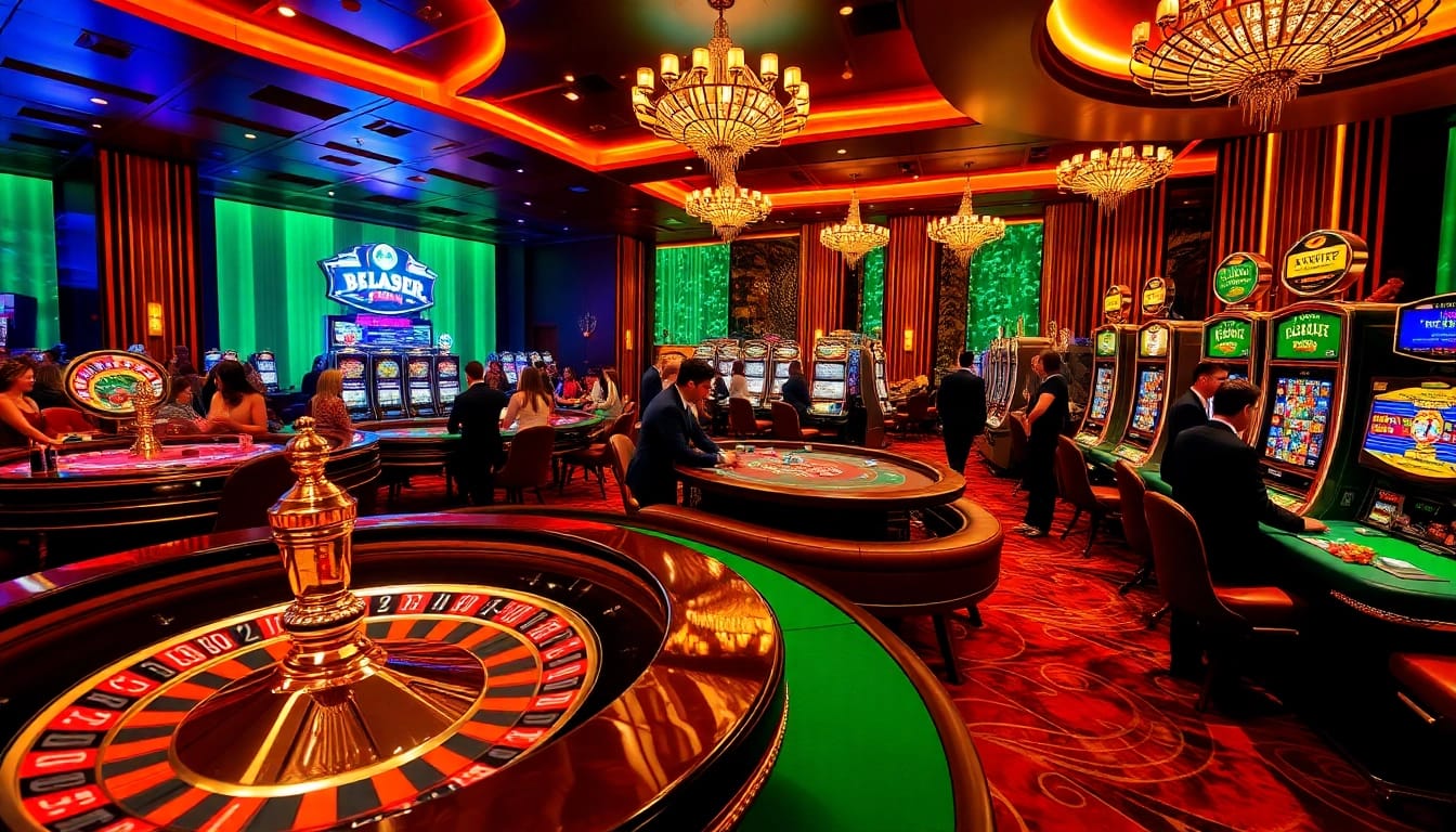 Experience winning thrills at https://bl555.uk.com/ with vibrant casino scenes showcasing roulette and poker.