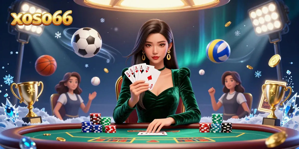 Experience the thrilling action at xoso66 with stunning poker gameplay and soaring sports elements.