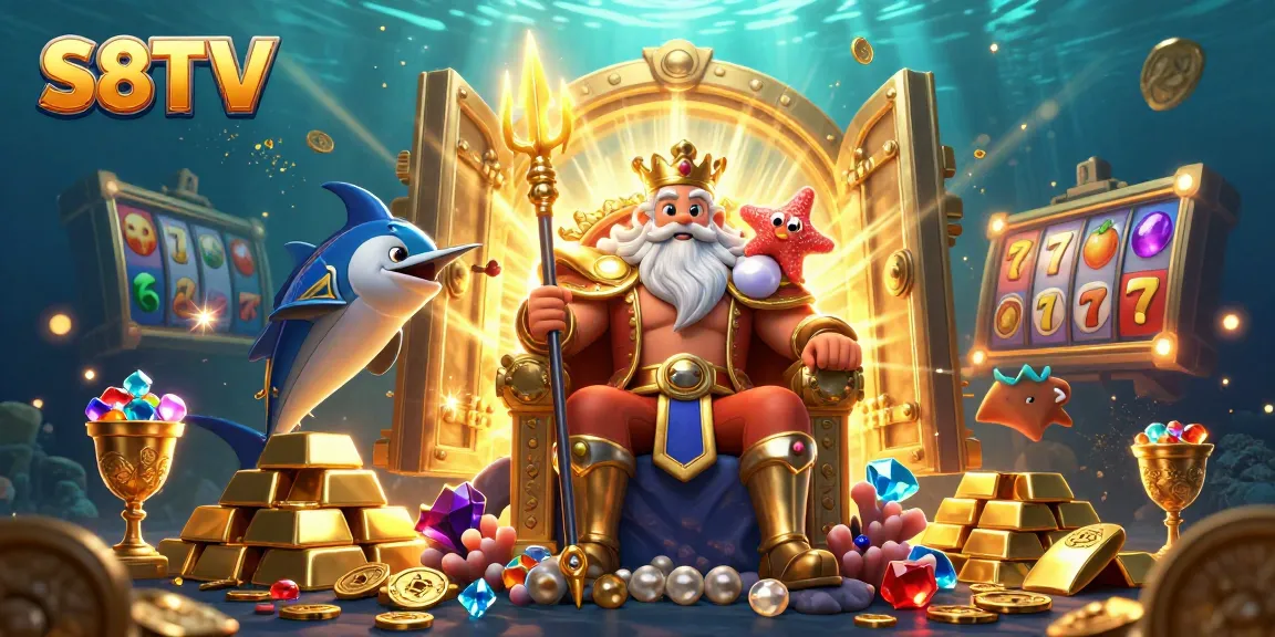 Join the excitement at S8TV with Neptune, treasures, and vibrant casino action!