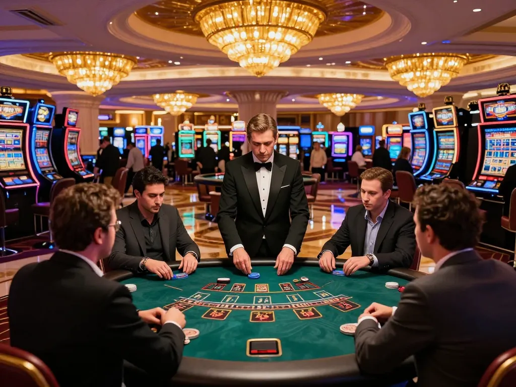 Check real-time ผลบอล results while enjoying blackjack at an elegant Las Vegas casino.