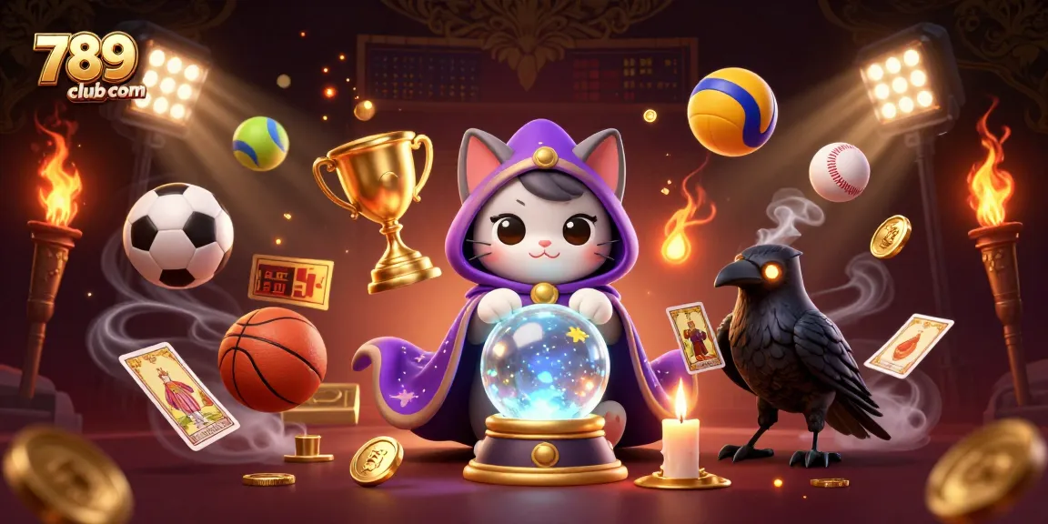Engage with exciting games at 789club com as a mystic cat and a raven guide you to fortune!