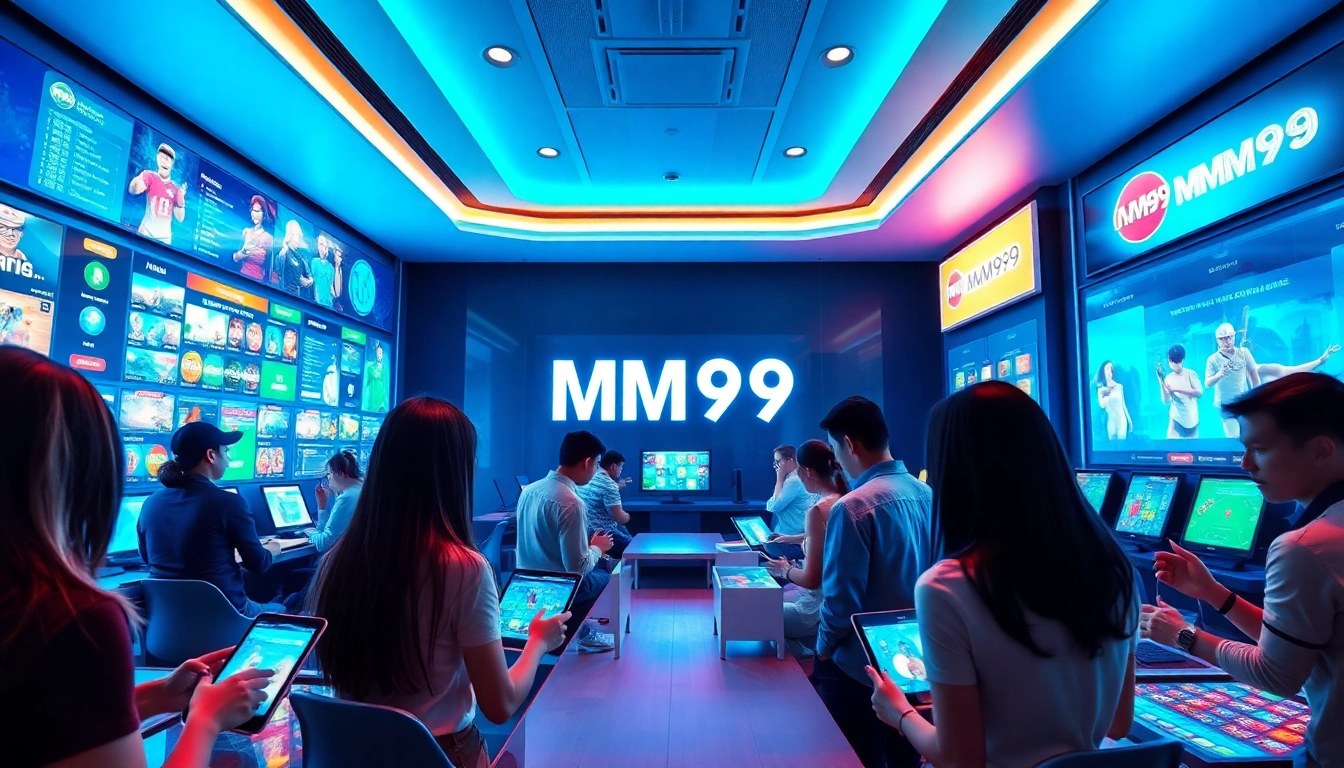 Exciting gaming scene showcasing MM99, the top trusted online betting platform.