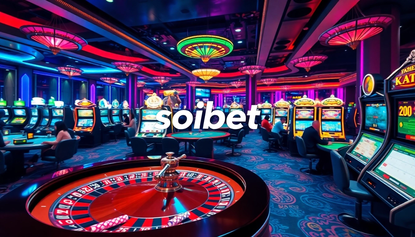 Experience thrilling action at soibet ไทย with lively casino tables and slot machines.