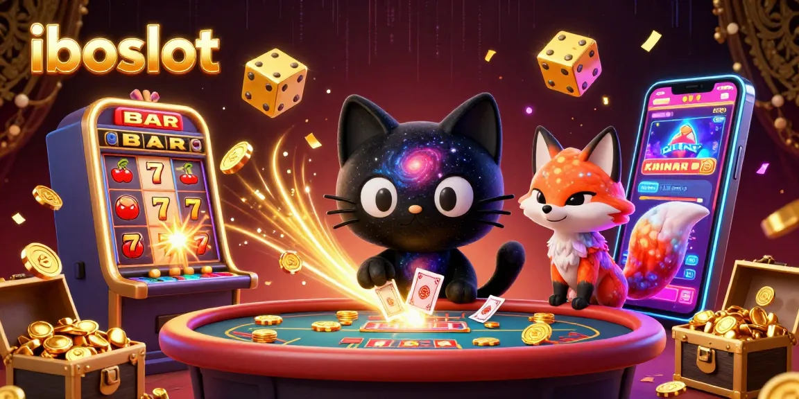 Experience jackpot excitement at iboslot with vibrant characters and immersive casino gaming elements.