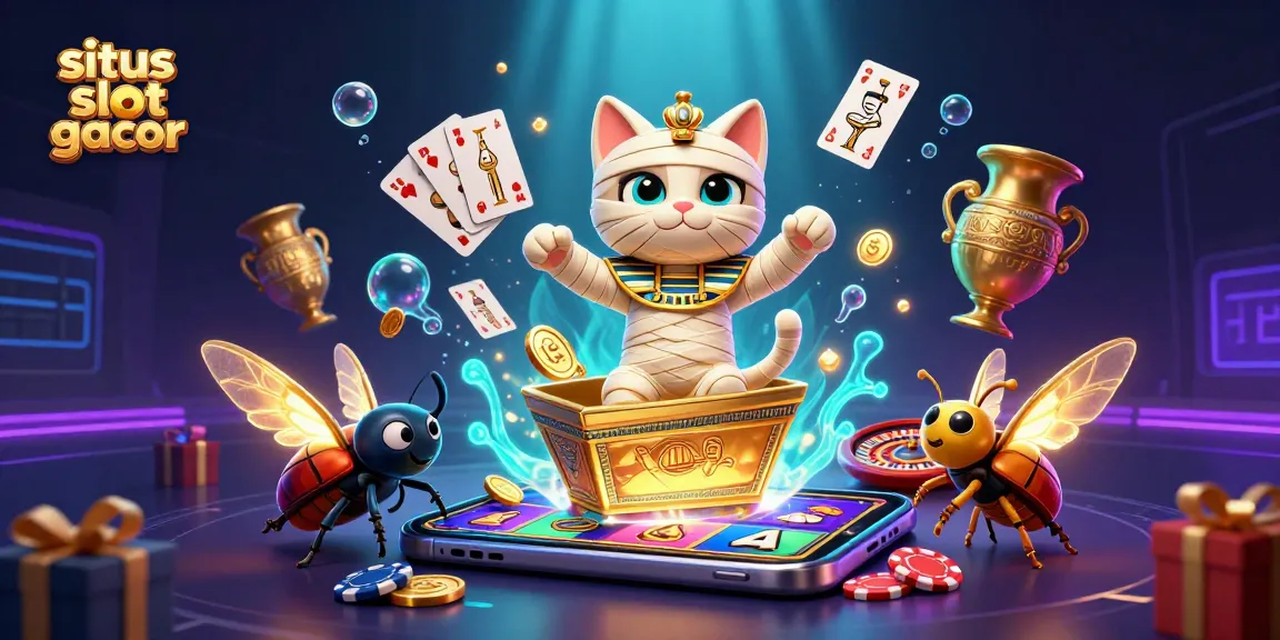 Experience thrilling gameplay at situs slot gacor featuring Egyptian-themed characters and exciting slot action.