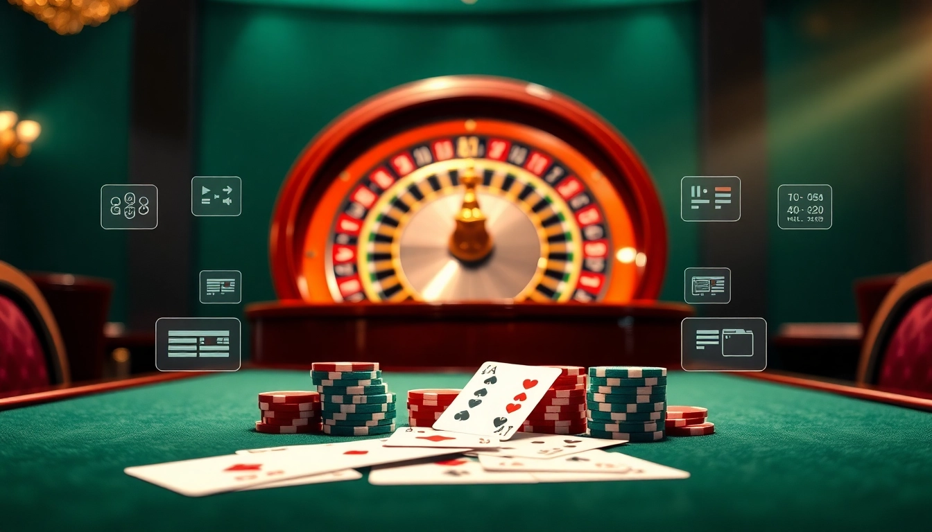 Experience thrilling gameplay at g28.com with vibrant casino tables and elegant poker chips.