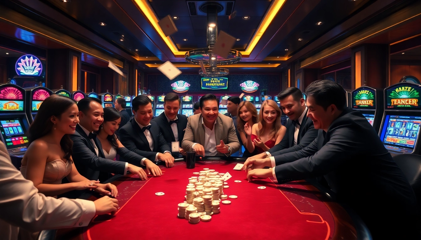 An exciting poker game scene at https://789betg.com/ with players enjoying high-stakes gambling excitement.