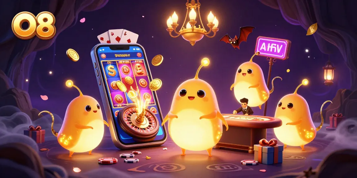 Play casino games in style with O8's vibrant glowworms lighting the way to fun!
