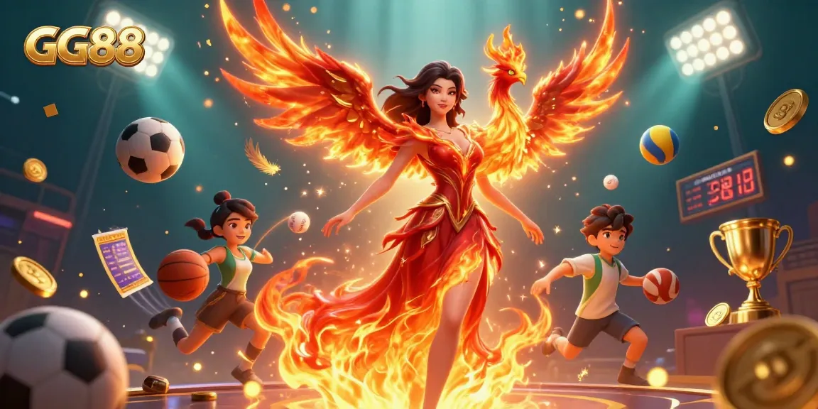 Experience the thrill of GG88 with an immersive illustration of exciting gaming elements and a captivating character scene.