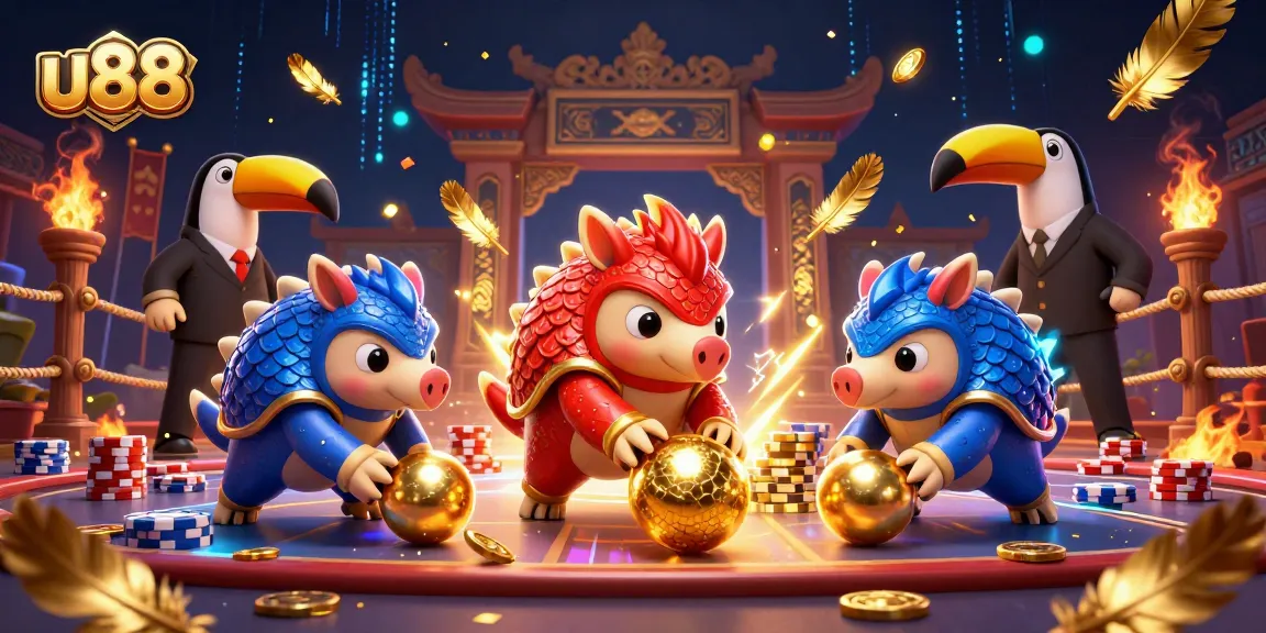Experience thrilling gameplay at u88 with engaging casino action featuring rival pangolins.