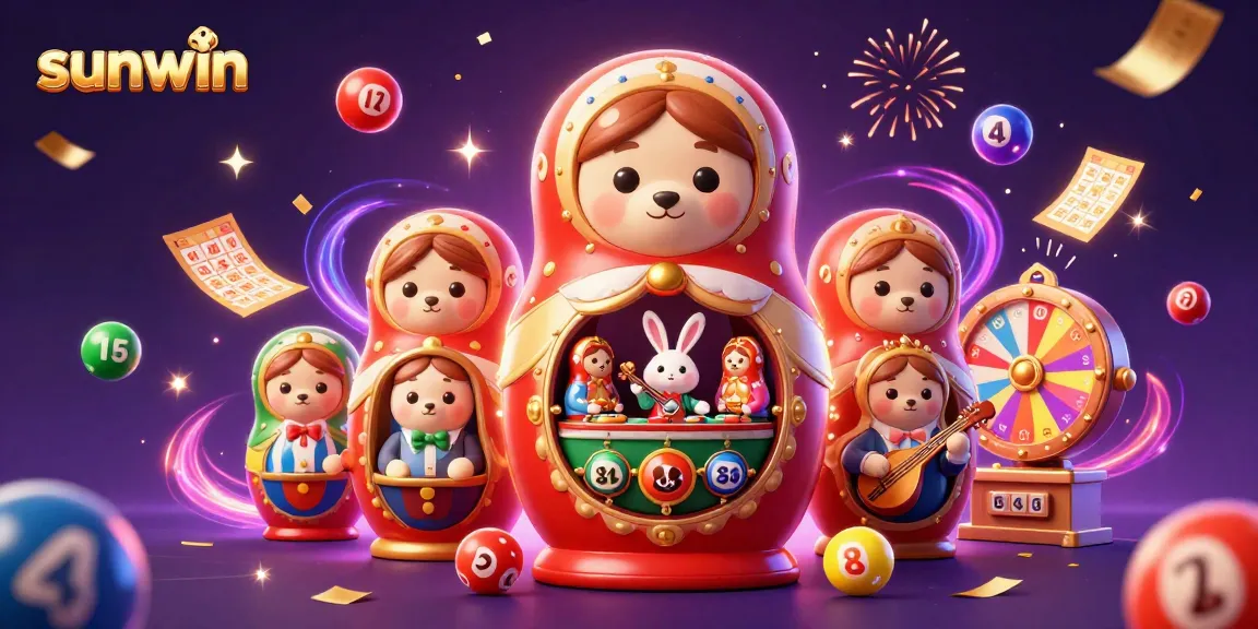 Experience thrilling fun with sunwin as colorful casino elements bring celebration to life.