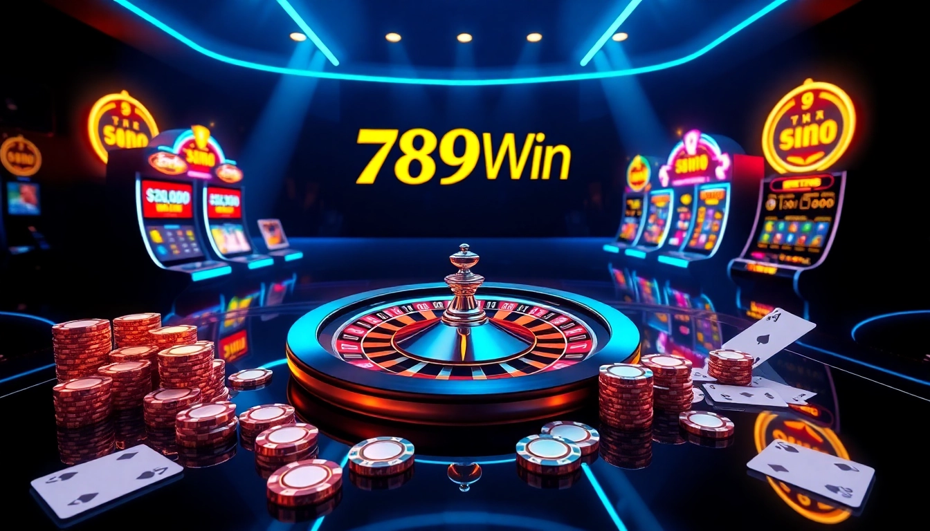 789Win platform showcasing high-stakes roulette spins and strategic chip betting in a luxury casino setting