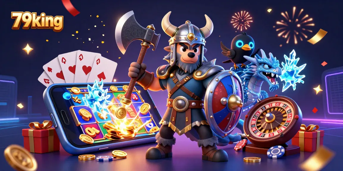 Experience thrilling gaming adventures with the vibrant 79king casino scene featuring dynamic characters and slot games.