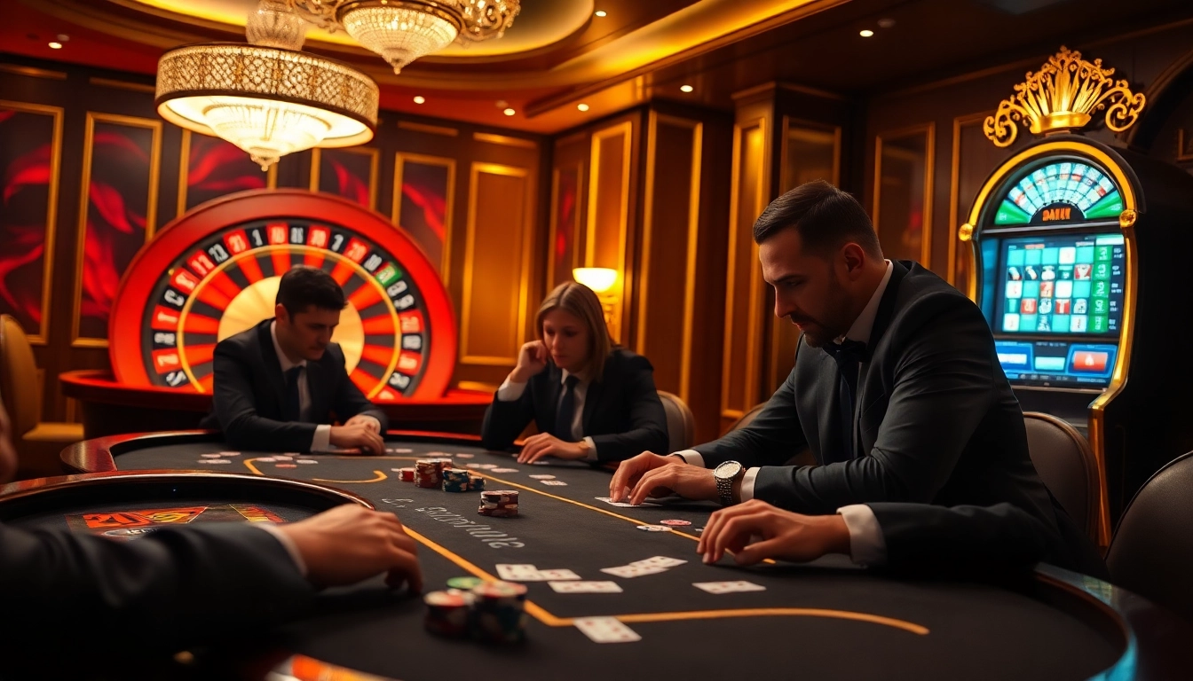Engaging poker game scene at a casino showcasing motchill tv's digital gaming elements.