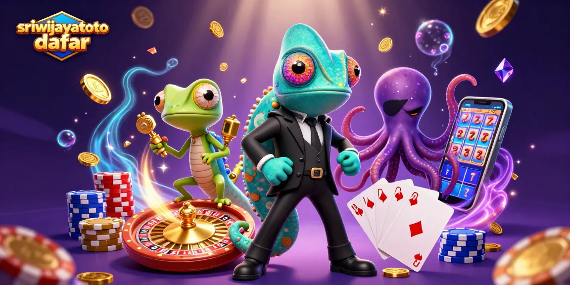 Experience the thrill of gaming with sriwijayatoto daftar featuring colorful characters and dynamic casino elements.