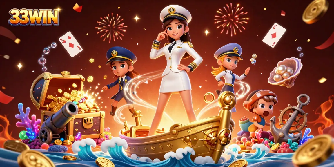 Experience thrilling gameplay at 33WIN with an exciting underwater casino adventure.