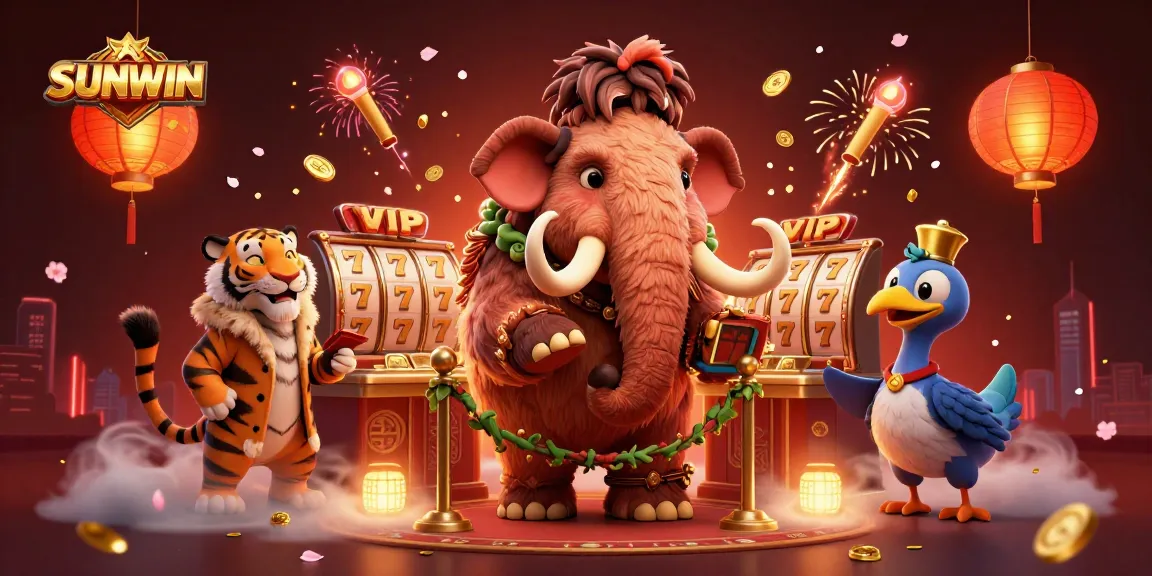 SUNWIN attracts players with high-stakes jackpots and vibrant slot games in a busy casino scene.