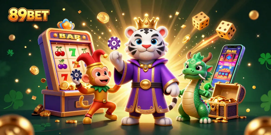 Experience thrilling wins at 89BET with an exciting jackpot explosion in a vibrant casino scene.