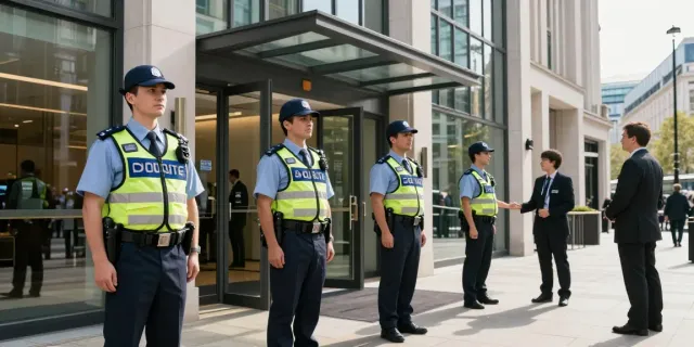 Private Security guards providing professional safety services in London.