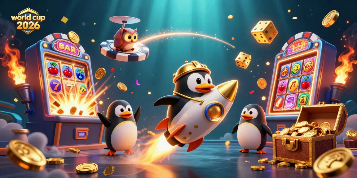 Experience the excitement of world cup 2026 in a vibrant casino-themed illustration featuring gold coins and lucky symbols.
