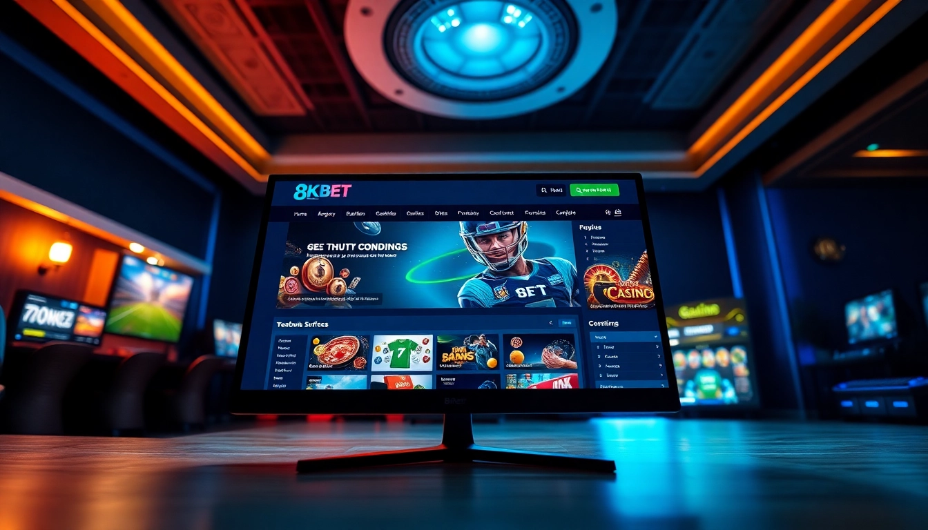 8kbet trang chủ interactive online gambling platform with engaging graphics