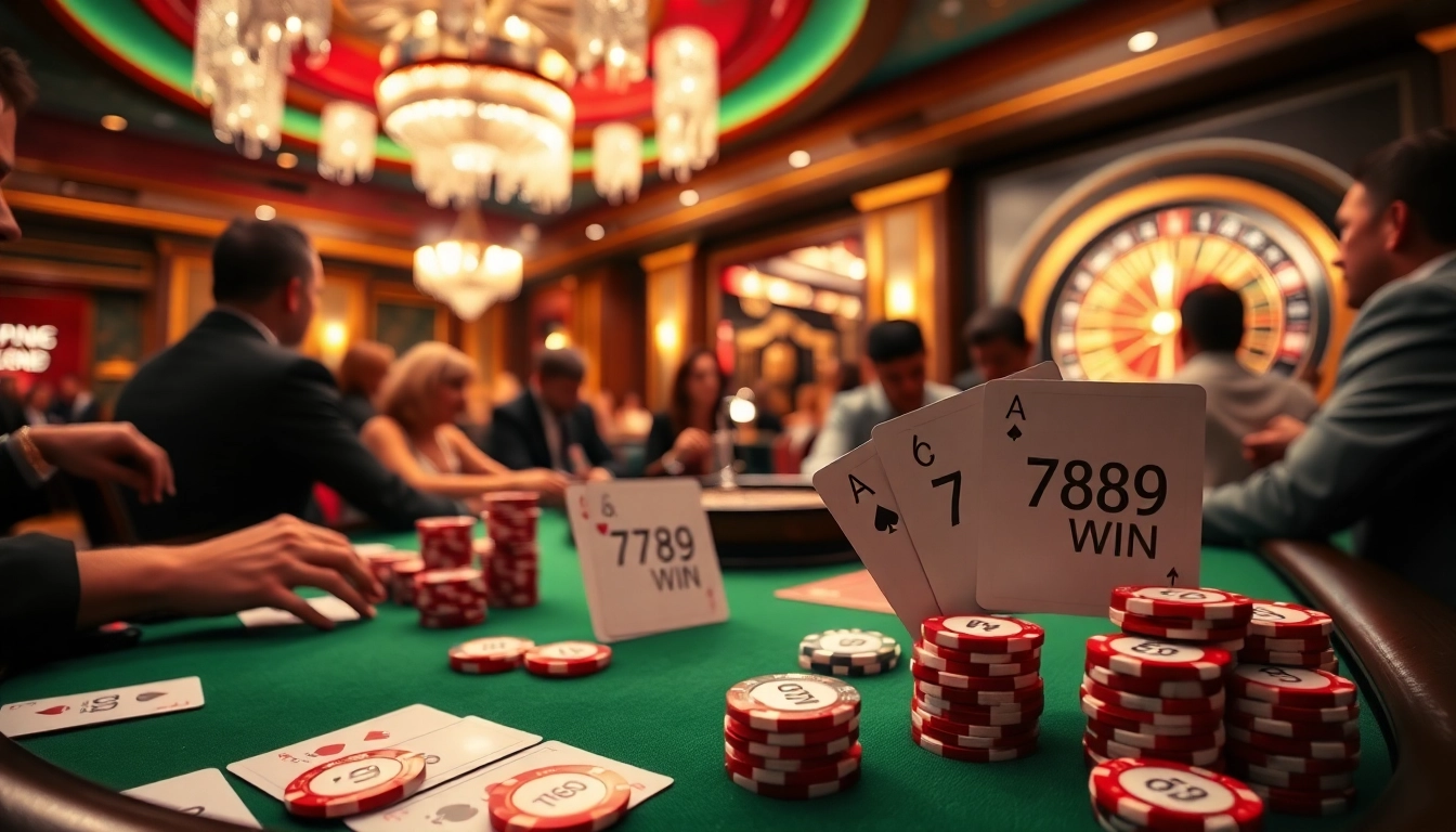 Experience excitement at 789WIN with vibrant poker games and glamorous casino action.