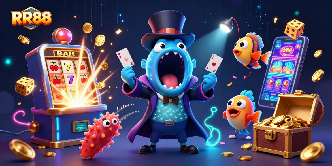 RR88 captivates players with a thrilling 3D casino scene showcasing a magical underwater performance.