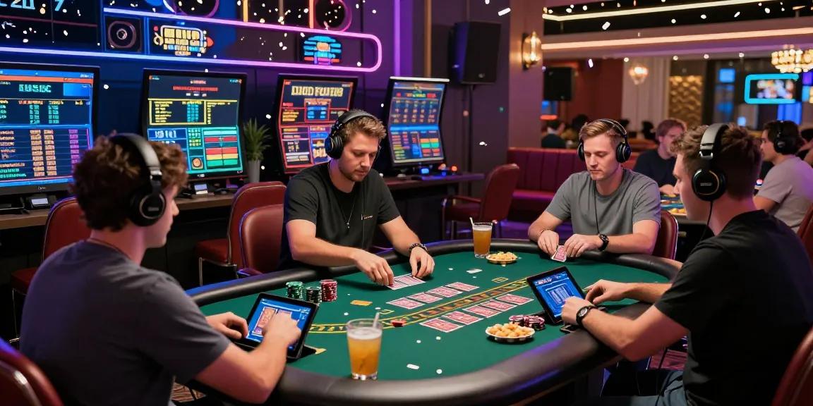 Exciting live dealer blackjack scene at a casino showcasing credit card gaming experience at https://iis.org.uk