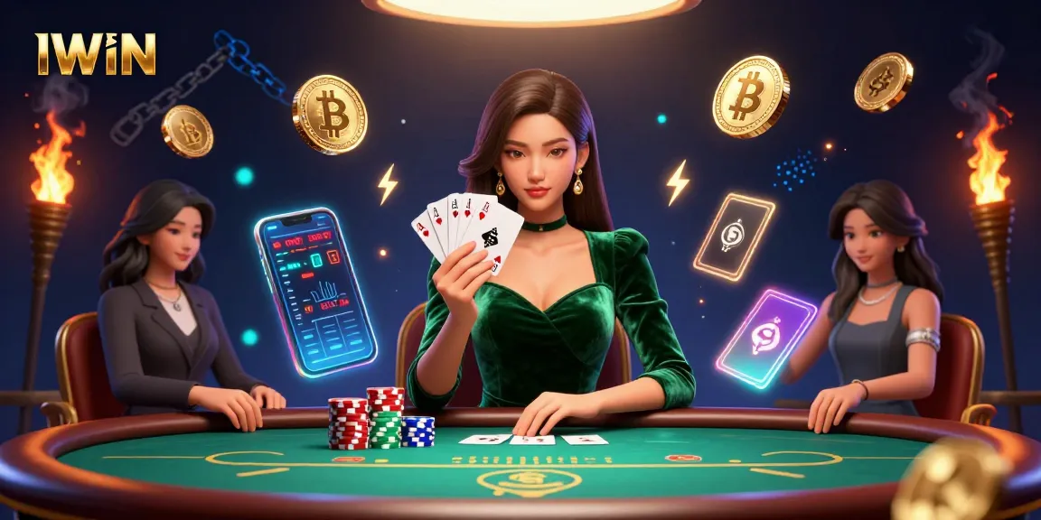 Play your cards right at IWIN with stunning poker action and vibrant casino energy.