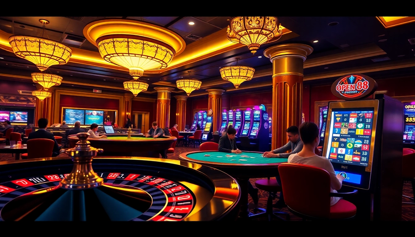 Experience the excitement of open 88 with engaging casino games and vibrant atmospheres.