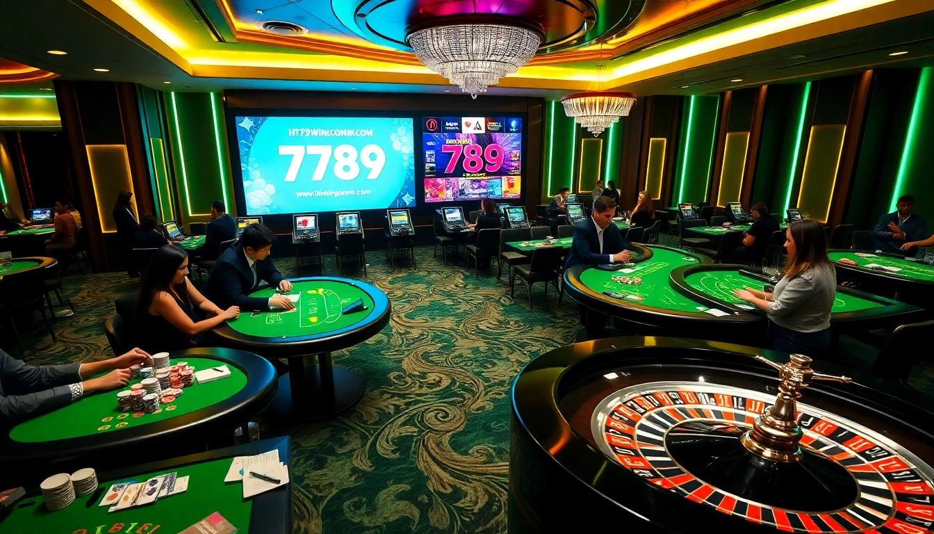Engage in thrilling games at https://789wincomm.com/ with a vibrant casino atmosphere.