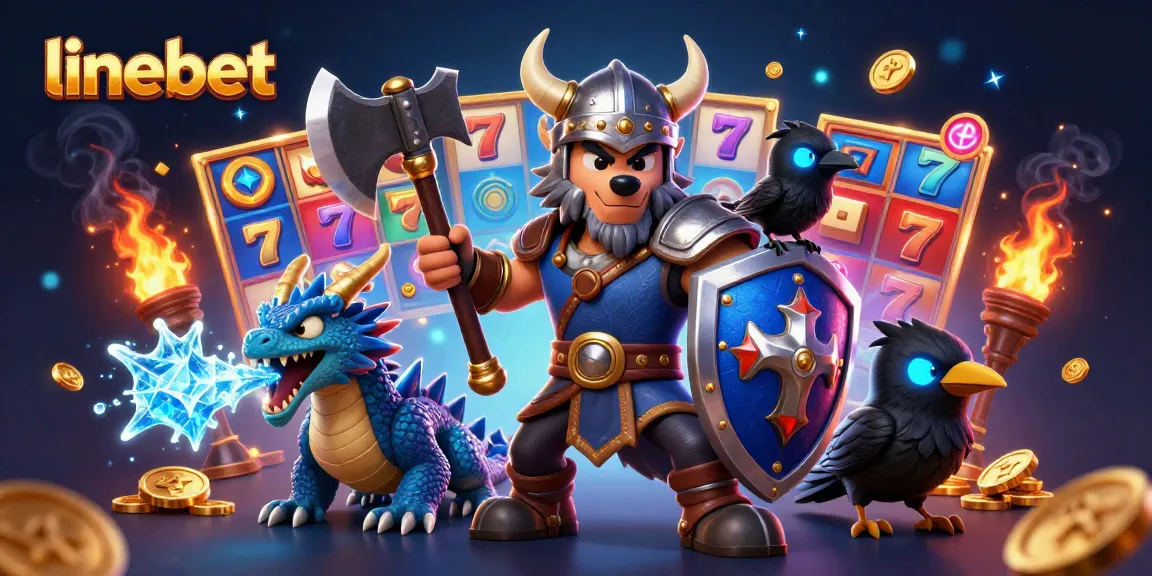 Engage with linebet's thrilling slot machines and jackpot excitement in this 3D casino art.