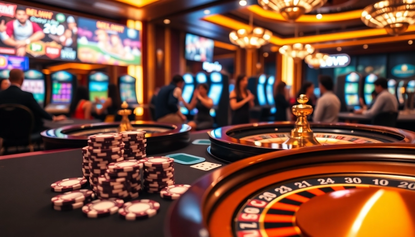 Experience gaming excellence at Nhà Cái 68VIP Có Uy Tín with vibrant casino tables and thrilling poker action.
