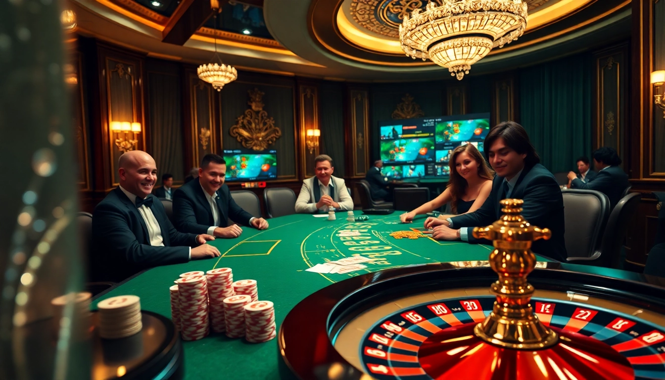 Experience live streaming of lương sơn tv with thrilling casino gaming moments in a luxurious setting.