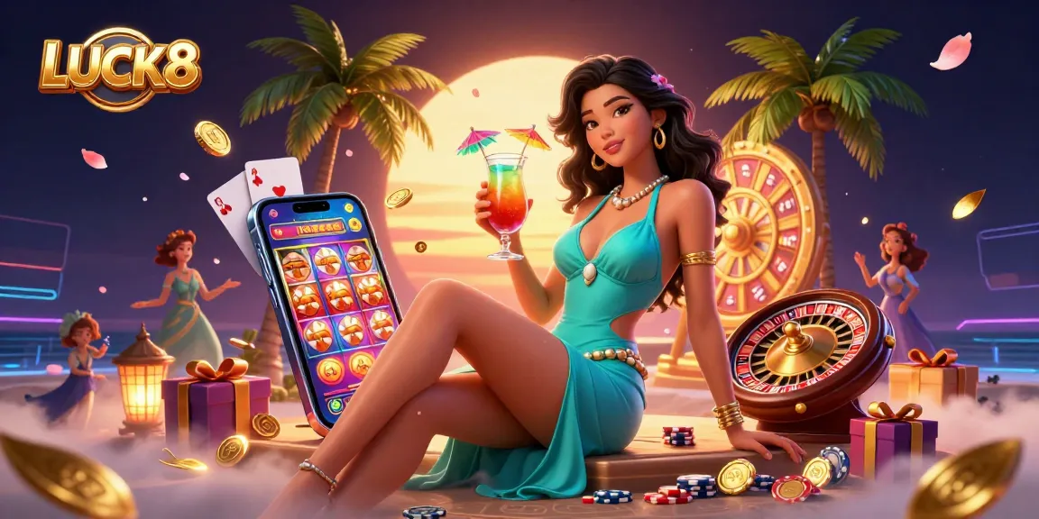 Join LUCK8 for thrilling spins on colorful slot games with stunning visuals and exciting gameplay.