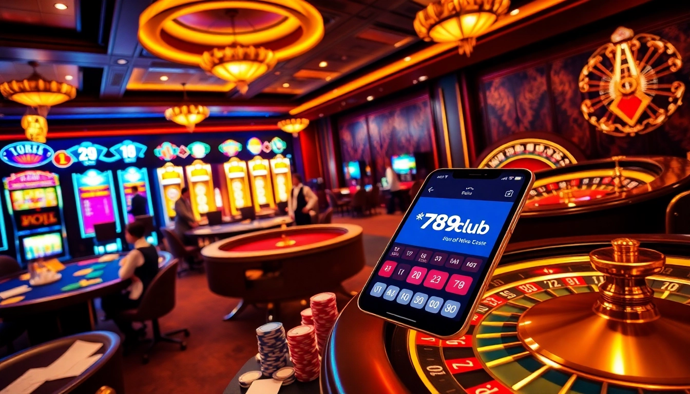Gambling enthusiasts enjoy the vibrant atmosphere of 789club casino tables filled with excitement and betting opportunities.