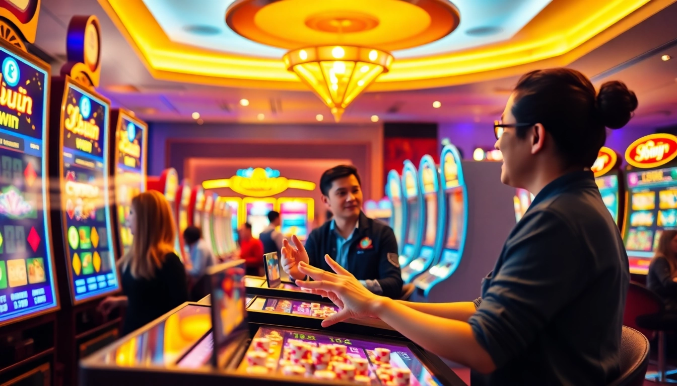 Explore the vibrant casino atmosphere of 98win with engaging games and welcoming service.