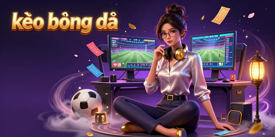 Place bets at kèo bóng đá while exploring dynamic sports betting visuals.